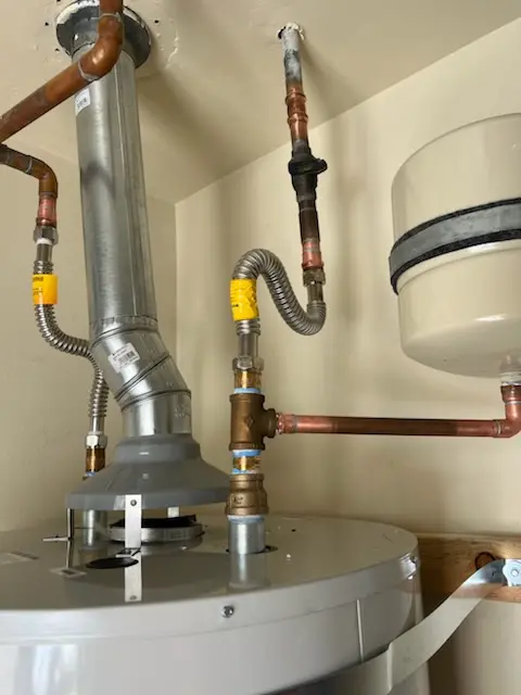 Water heater installation and plumbing repair in Burr Hill